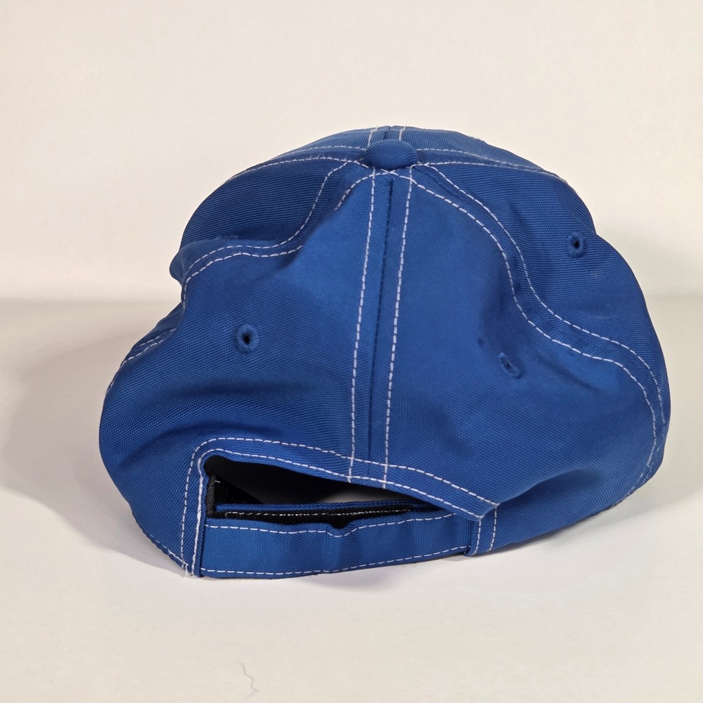 Nike Golf Hat Mens Blue Adjustable Swoosh SEI Corporate Logo Baseball Cap OSFM - Picture 4 of 8